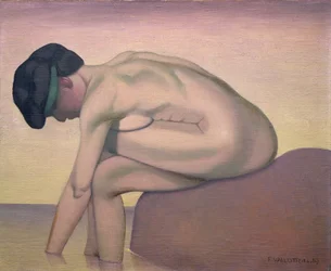 El bañista, 1919